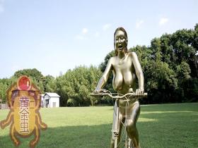 金粉サイクリング美女　桃瀬くるみ　サンプル画像13